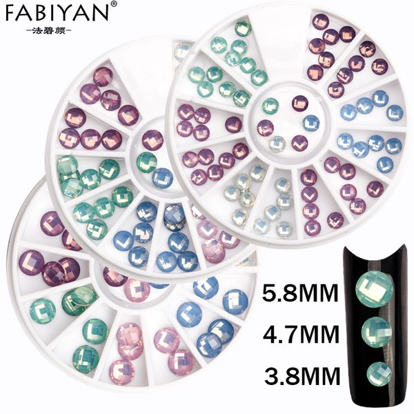 

nail art wheel decoration accessories flat back 3d tips diy design acrylic rhinestone crystal gems uv gel polish manicure tools, Silver;gold