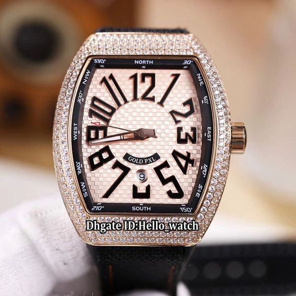 

vanguard v45 25th anniversary limited edition дата золотой циферблат япония miyota автоматические мужские часы с бриллиантами рамка кожаный, Slivery;brown