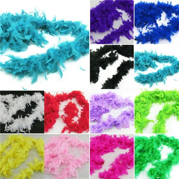 

wholesale-factory price fluffy feather scarves dressup hen night wedding party fancy boas scarf wraps, Blue;gray