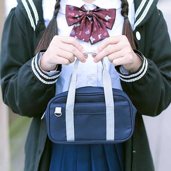 

cute mini japan cartoon cosplay bag preppy style canvas handbag jk uniform student schoolbag coin purse ing