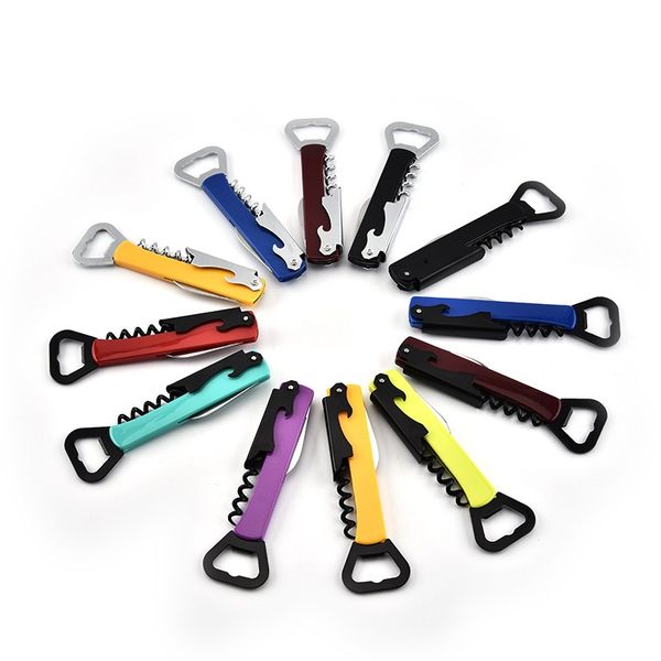 

stainless steel wine opener multifunctional knife beer opener wine bottle opener 1000pcs/lot t2i204