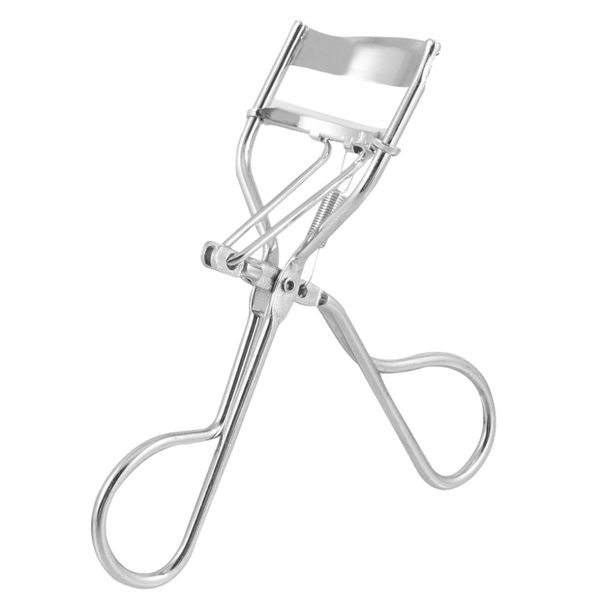 

yost-2 pieces metal silver handle tool cosmetic eyelash curler spring tension