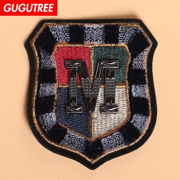 

gugutree badge patches toothbrush embroidery patches,sequined applique patch for coat,t-shirt,hat,bags,sweater,backpack tp-13, Black