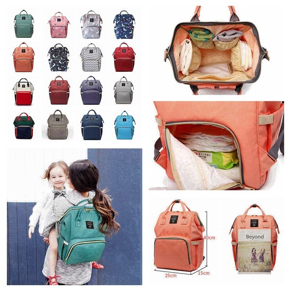 

19 color mommy diaper bag new multifunctional backpack fa hion mother backpack maternity backpack mommy changing bag 50pc