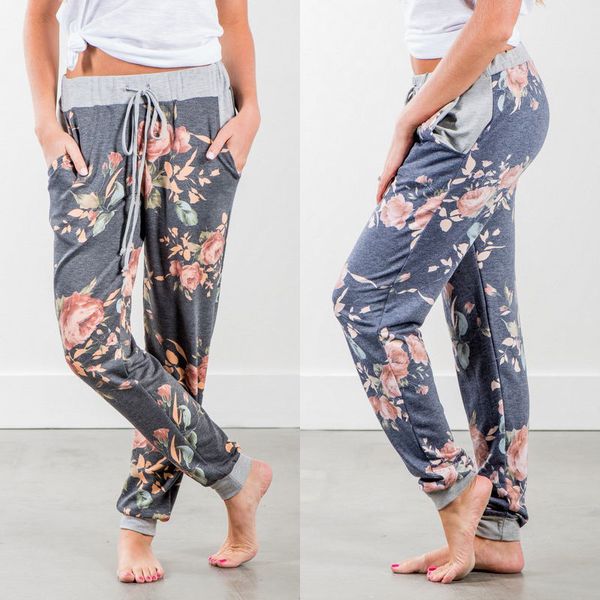 

womens casual jogger dance harem sport pants baggy slacks trousers sweatpants, Black;white