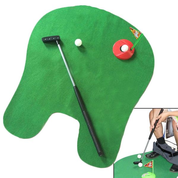 

novelty game potty putter mini golf set toilet golf putting green toilet game for men and women practical jokes