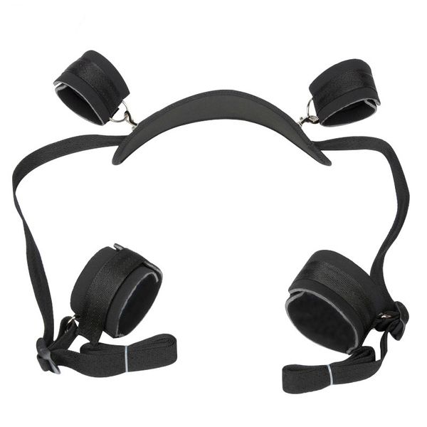 

restraints ankle bondage restraints fetish accessories leg for bed straps hands neck open couples toys y18101501 sirxj