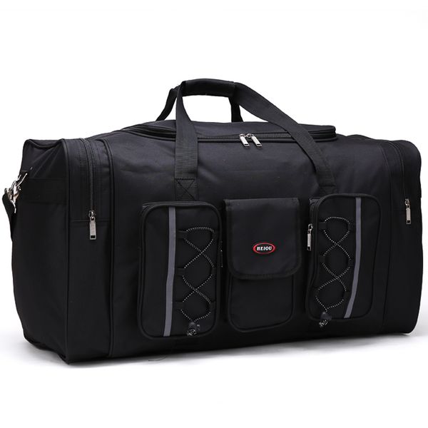 

men travel bags multifunctional oxford black men travel duffle bag 65cm large capacity hand luggage bag big valise packing cubes