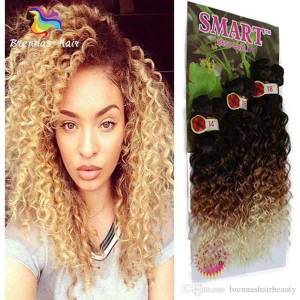 2020 Fashion Cheap Indian Synthetic Hair Weave Bundles Dark Brown