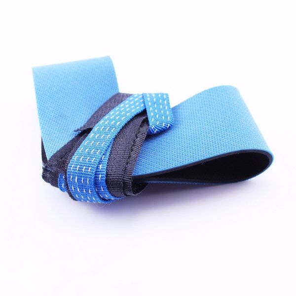 Cinturino alla caviglia blu nero antistatico nastro conduttivo di messa a terra tipo tendine di resistenza esterna con anello antistatico del piede