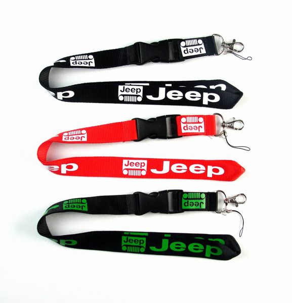 

Whole ale 100pc car automobile jeep phone neck trap lanyard for mp3 4 cell phone key chain team neck lanyard id holder lot