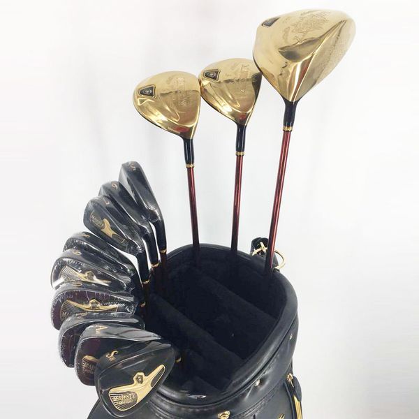 Novos tacos de golfe masculinos Maruman Majesty Prestigio conjunto completo de tacos de golfe driver + madeira fairway + taco de golfe de grafite headcover Frete grátis