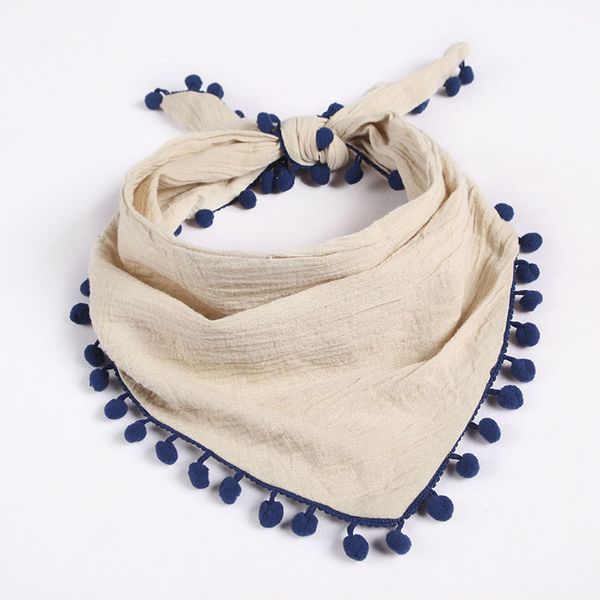

child baby kids soft cotton scarves children's cotton e scarf spring boys and girls small neckerchief with drapes c9075, Red;brown