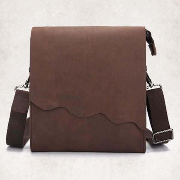 

bullcaptain cross body brand men briefcase double layer style business shoulder messenger bag