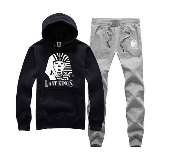 

зима мужская хип-хоп уличная капюшоном беговые костюмы Марка последние короли му