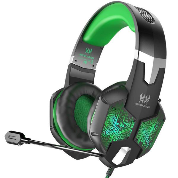 

Stereo Gaming Headset LED Backlit Earphone Noise Cancelling Headphones With Mic Compatible Mac PS PC Xbox One Controller