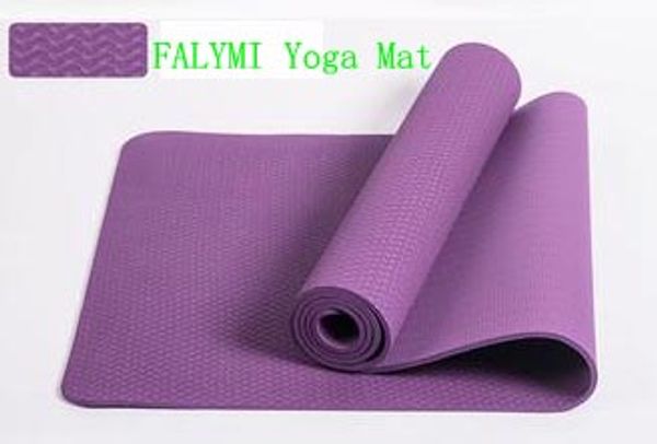 

falymi purple color 1mm thick durable & high-quality dark purple tpe yoga mats