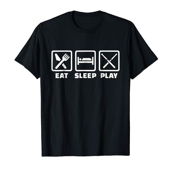 

men 2018 brand clothing tees casual eat sleep play snooker o neck short sleeves boy cotton men t-shirt, White;black