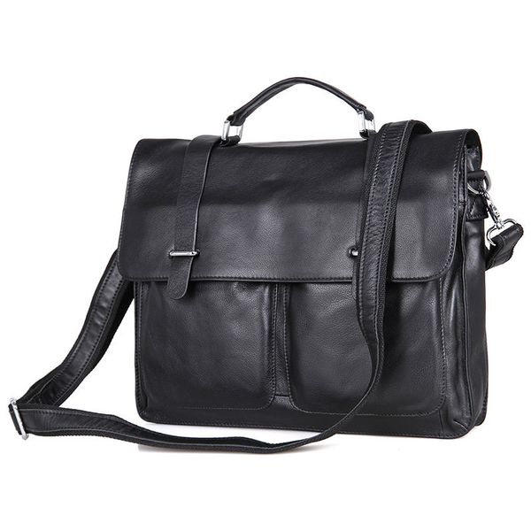 

siku genuine leather men's briefcase men brand japan leather men bag