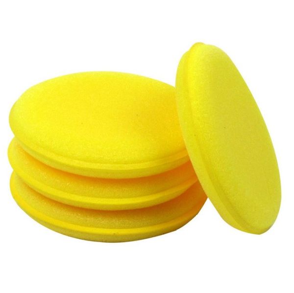 

car sponge waxed sponges compressed circular wax sponge 12pcs/bag car washing equipment t4h0197