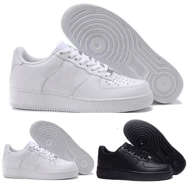 

2019 classical men & women all white black low high 1 one sports sneakers air cushion skate running shoes eur sz36-45, White;red