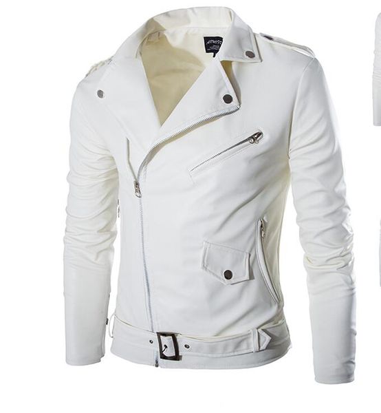 2019 Men Fashion Pu Leather Jacket Spring Autumn New British Style Men Fashion Pu Leather Jacket Spring Autumn New British Style Motorcycle Male