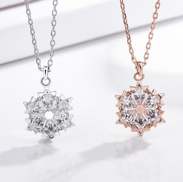 Whole Snowflake Crystal Pendant Necklace Clavicular Chain Collarbone Woman Jewelry Valentine S Day Gift Pendants For - Snowflake Crystal Pendants Whole Snowflake Crystal Pendant Necklace Clavicular Chain Collarbone Woman Jewelry Valentine S Day Gift Pendants For - Snowflake Crystal Pendants