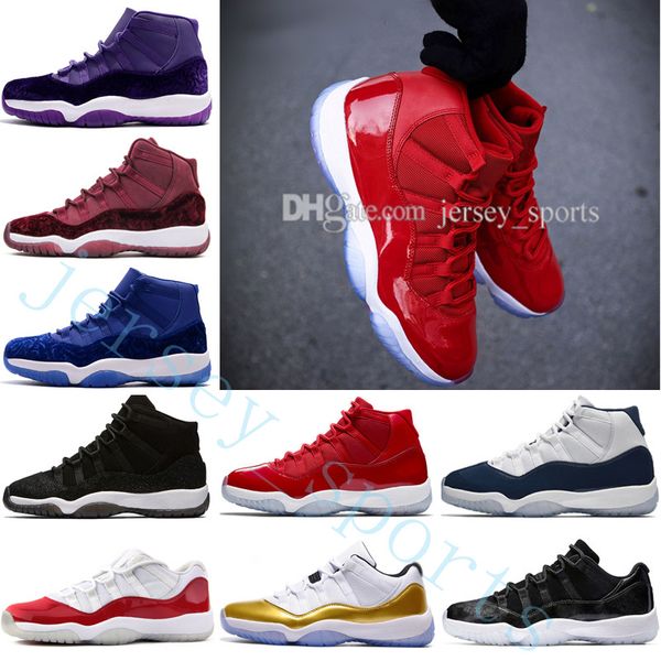 

2018 new 11 gym red chicago win like 82 96 midnight navy prm heiress black stingray mens basketball shoes 11s athletic sport sneakers