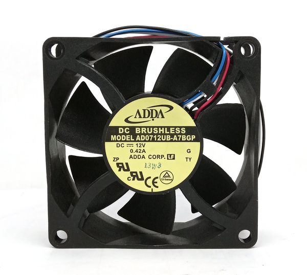 

новый оригинальный adda ad0712ub - a7bgp dc12v 0.42 a 70x70x25mm 4lines вентилятор охлаждения компьютера