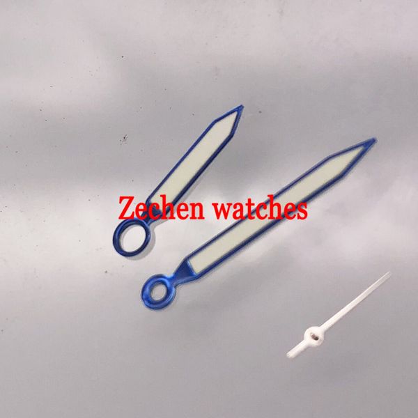 

blue hands stainless steel watch hands fit eta 6497/6498 st3600 movement fit watch