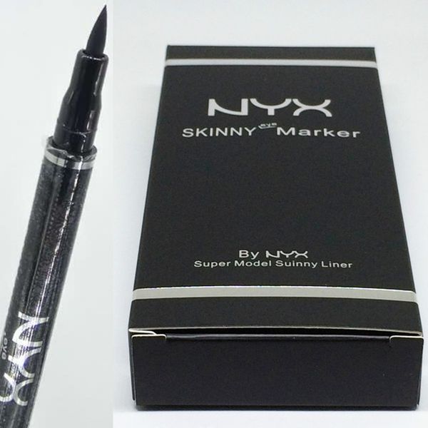

nyx cosmetics skinny eye marker waterproof black liquid eyeliner eye liner pencil make up maquiagem long lasting