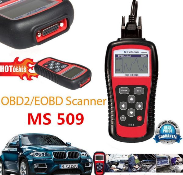 

ms509 maxscan ms 509 ft232bl obd2 automotive scanner code reader autel car diagnostic tool vpw pwm iso can kwp2000 dhl