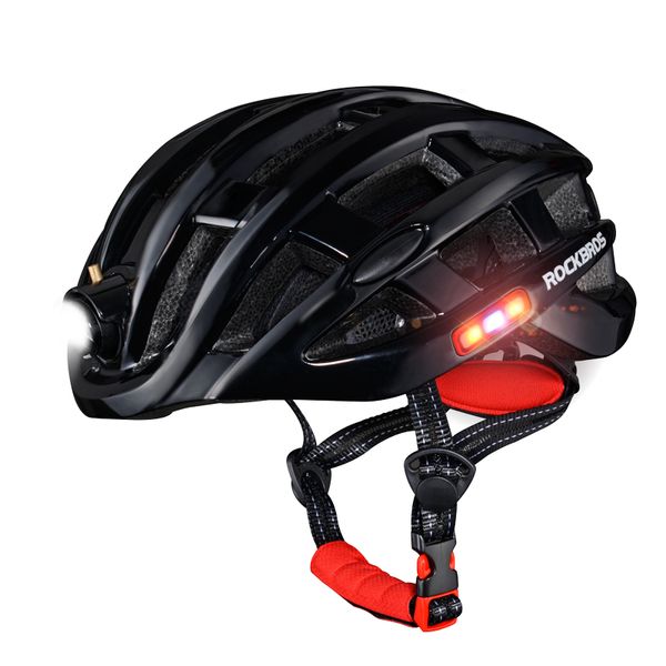 

rockbros bicycle helmet ultralight intergrally molded safe usb charging light helmet men women mtb bike bicycle cycling