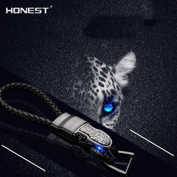 

brand honest high-end car keychain leather rope creative metal car pendant accessories gift for men sell like cakes kk6488, Silver
