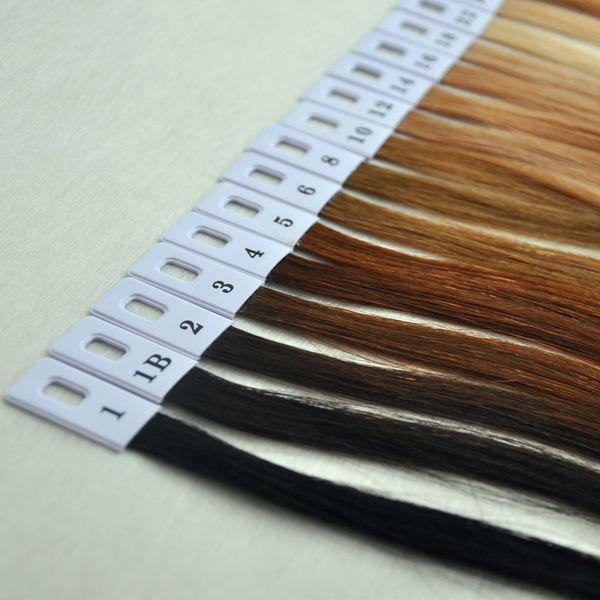 Clip In Hair Extensions Color Chart