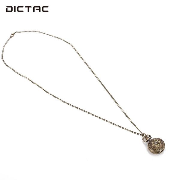 

soledi pocket watch hanging chain rose flower retro jewelry fob pocket watch bronze gifts quartz pendant necklace sweater chain, Slivery;golden