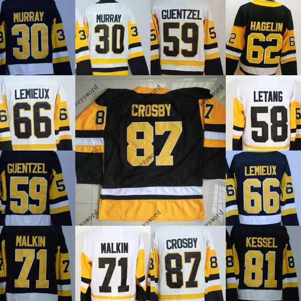 

Mens 2017-18 New Season 3 Olli Maatta 58 Kris Letang 59 Jake Guentzel 62 Carl Hagelin 72 Patric Hornqvist Hockey Jerseys