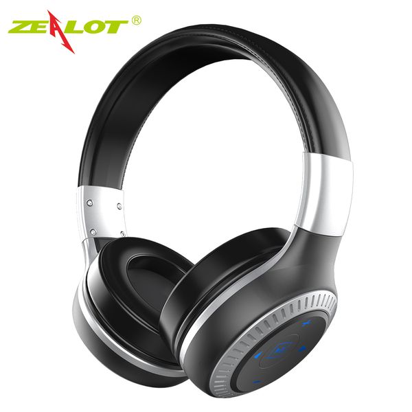 ZEALOT B20 Drahtlose Bluetooth-Kopfhörer Bluetooth 4.1 mit HD-Sound, Bass-Stereo-Ohrhörer mit Mikrofon, On-Ear-Headset, 6 Stück/Menge