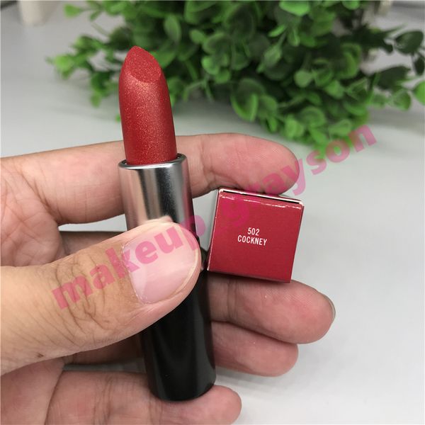 Ca7 502 Cockney Lustre Lipstick Rouge à Lèvres Retro Matte Lipstick 3g Cockney New Color 100real Shot With Sweet Smell Epacket Shipping Brown