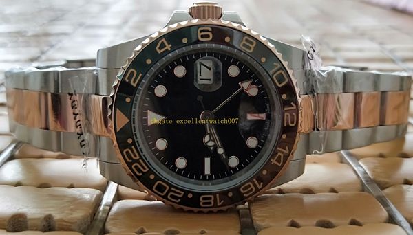 

the latest version watch 2018 basel world 40mm gmt 116713 126715 126711 asia 2813 movement automatic mens watches, Slivery;brown