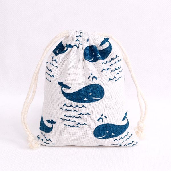 

10pcs/lot small cotton bags 9x12 14x16cm linen drawstring gift bag muslin bracelet jewelry gifts packaging bags pouches