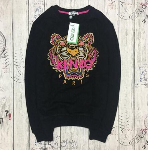 

De igner luxury brand kenz tiger head embroidered weat hirt cotton autumn winter hoodie ca ual treetwear jogger track uit