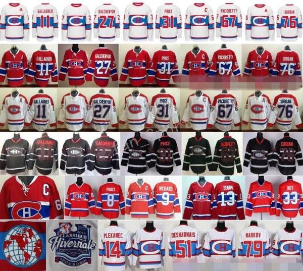 

Montreal Canadiens Jerseys Ice Hockey Winter Classic 11 Brendan Gallagher 27 Alex Galchenyuk 31 Carey Price 67 Max Pacioretty 76 P K Subban