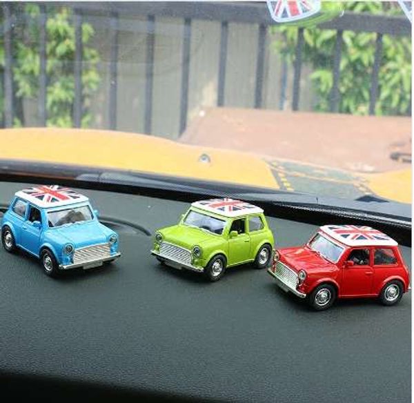 1 pc carros de brinquedo modelos liga de carro decoração interior bebê crianças brinquedos crianças presentes para mini cooper jcw um s carro ornamentos