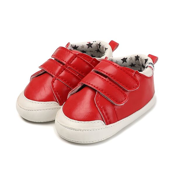 Mode Kleinkinder Mädchen PU-Leder Weiche Sohle Baby-Krippe-Schuhe Bowknot