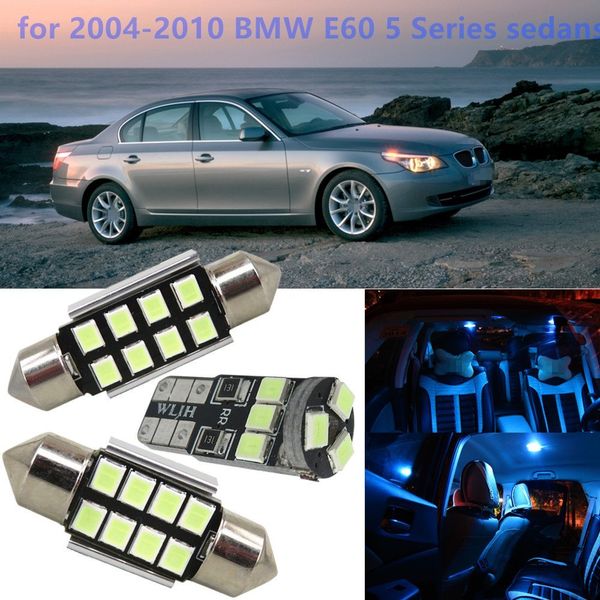 Wljh 17x Canbus Error Free Light Led Interior Lights Bulbs Package Set Kit For Bmw E60 5 Series Sedans 2004 2010 Crystal Blue Canada 2019 From Wljh