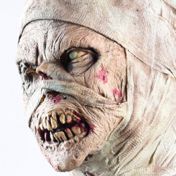 

the mummy mask halloween latex scary rubber horror mascaras de latex realista mummified pinhead demon parasite masks