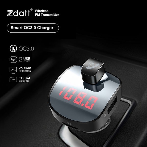 

car mp3 audio player bluetooth car kit fm transmitter handscalling 5v 3.0a dual usb phone charger modulator tf card