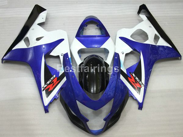 

fairing kit for suzuki gsxr600 gsxr750 2004 2005 white blue black gsxr 600 750 k4 k5 fairings lp56