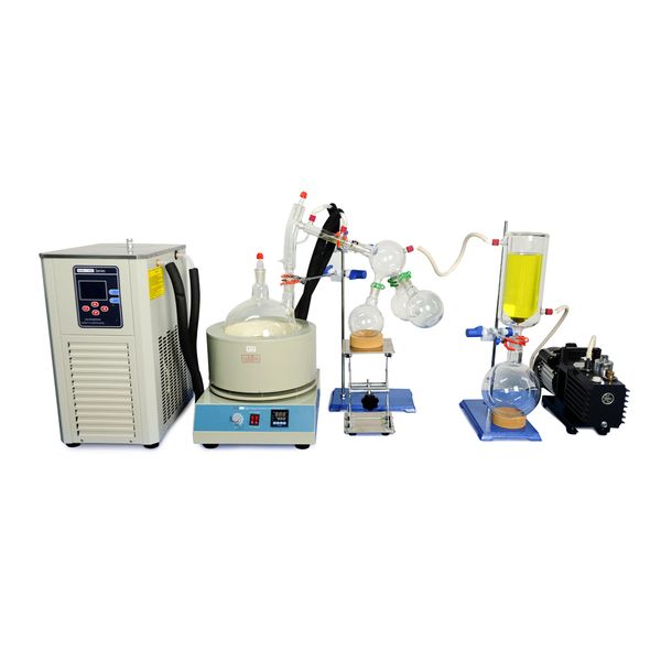 

Lab equipment 5l hort path di tillation tandard et w vacuum pump chiller